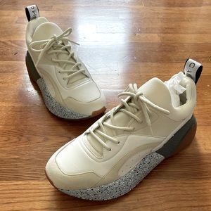 White & Cream Eclypse Sneaker